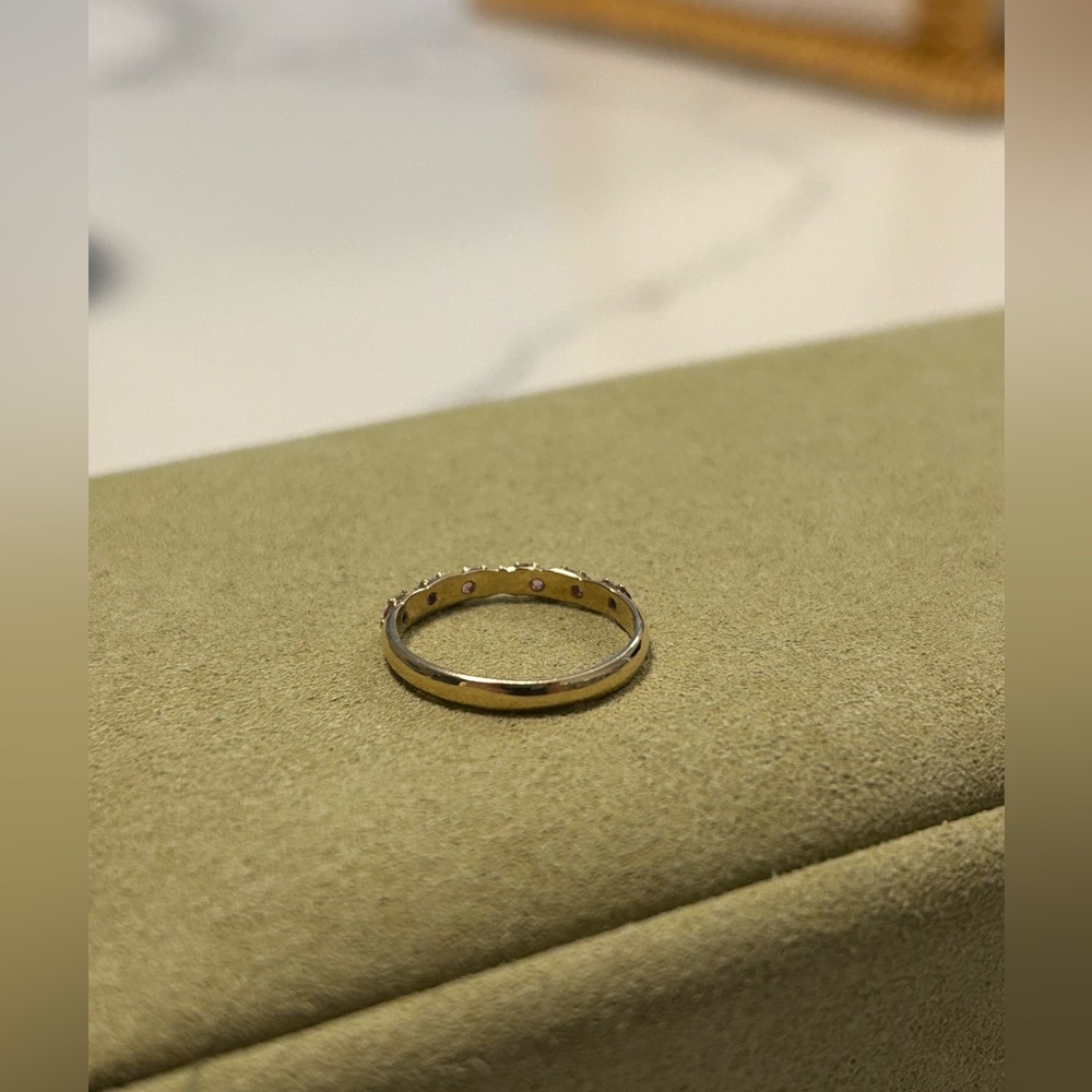 Sofia Zakia Saturn’s Garland Ring, Rose Gold, Size 5 - Picture 4 of 10